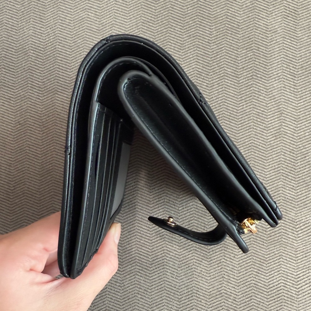 Kate Spade Black Quilted Leather Wallet Brand New with Tags - Picture 6 of 9